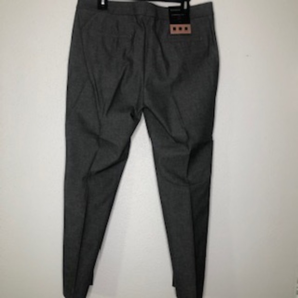 NWT Banana Republic Gray Side Striped Slacks Size 14R - Picture 4 of 7